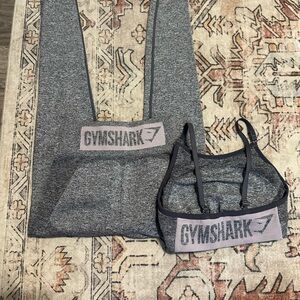Gymshark Heather Gray Activewear Set